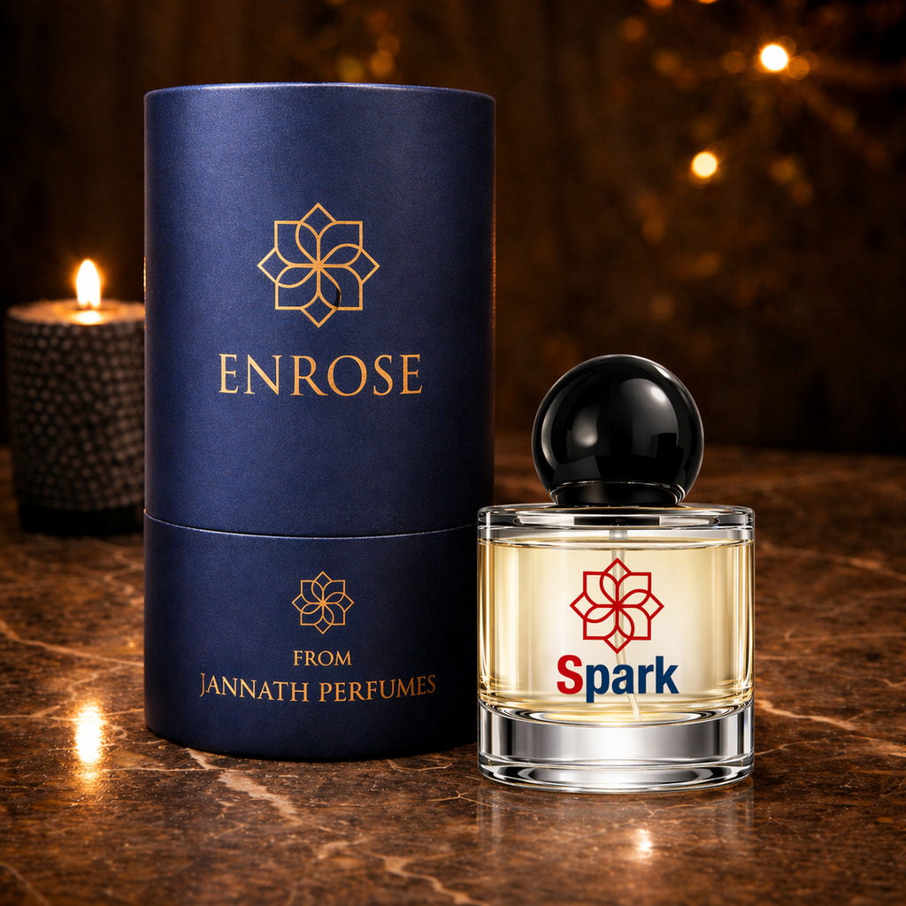 ENROSE Spark Luxury Unisex Perfume, White Musk, Long Lasting EDP, 30 ml