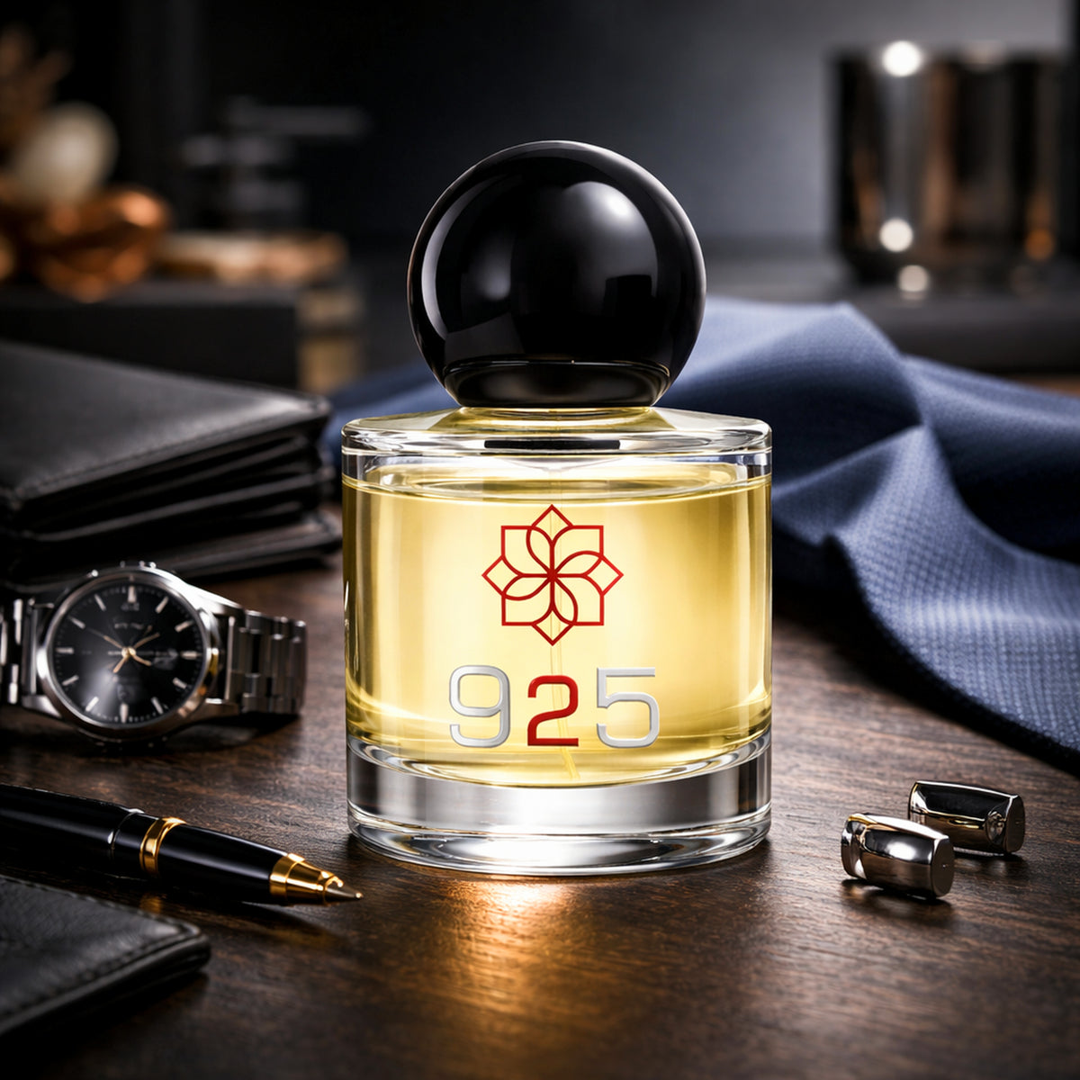 ENROSE 925 Luxury Eau de Parfum for Men, Long Lasting Fragrance, Fresh Bergamot Neroli Lavender Oud Citrus Woody, 30 ml