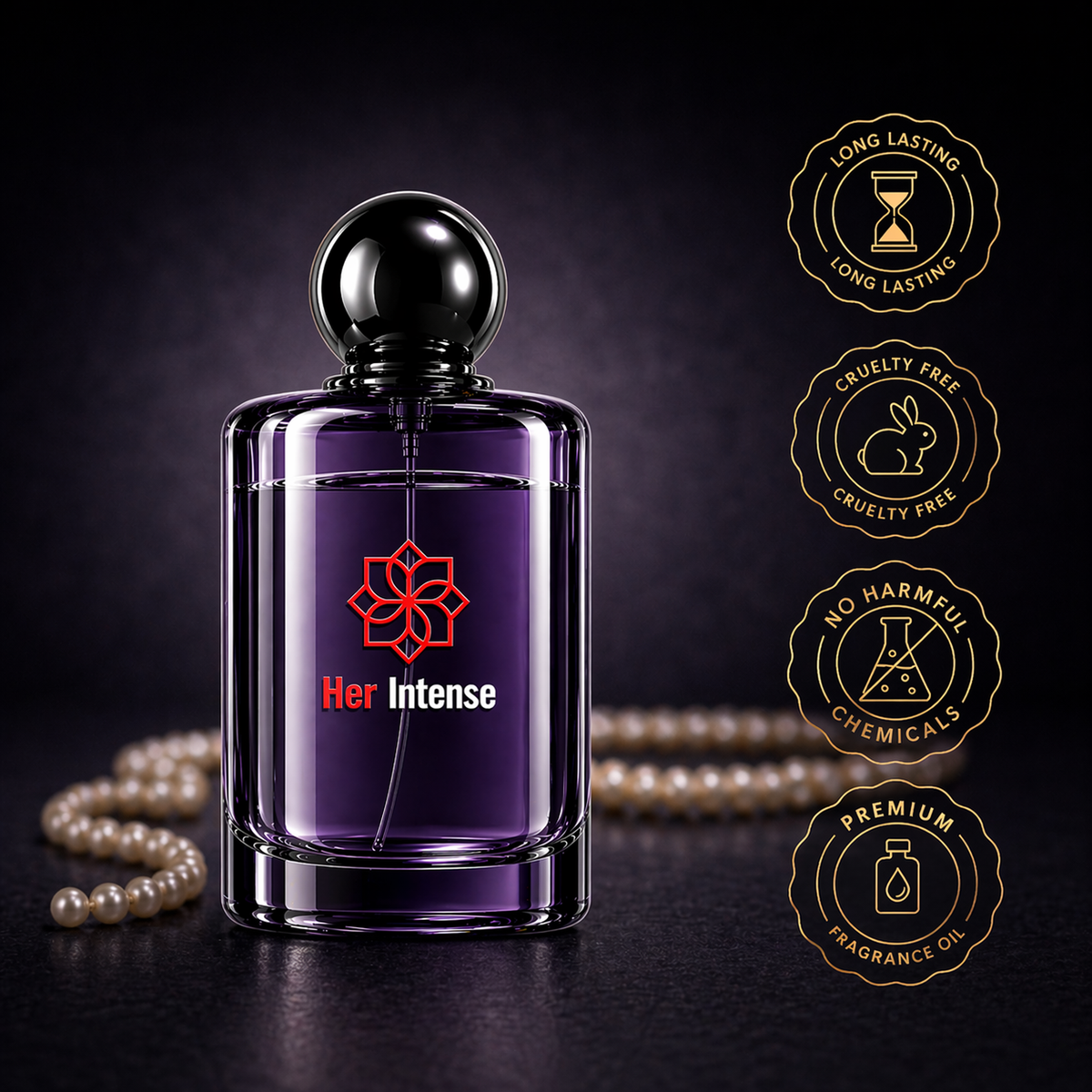 ENROSE Her Intense Perfume 50ml for Women, Long Lasting Luxury Fragrance | sweet jasmine musk strawberry accents | ideal for everyday use