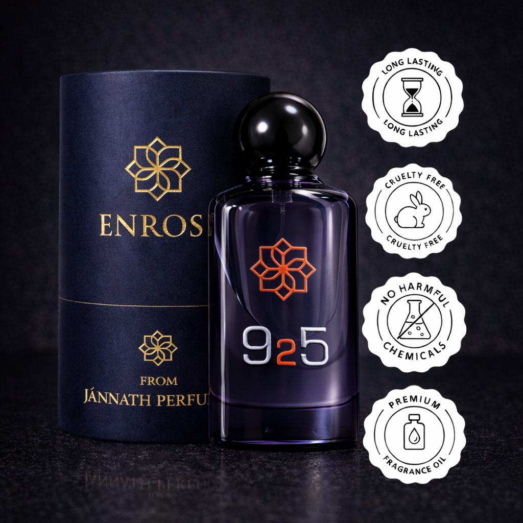 ENROSE 925 Luxury Long Lasting Fragrance for MEN | all occasions | all weather | high projection | high longevity | EDP 50 ml | gifting option | Fresh bergamot | Neroli | Lavender | Oud | citrus | woody premium smelling