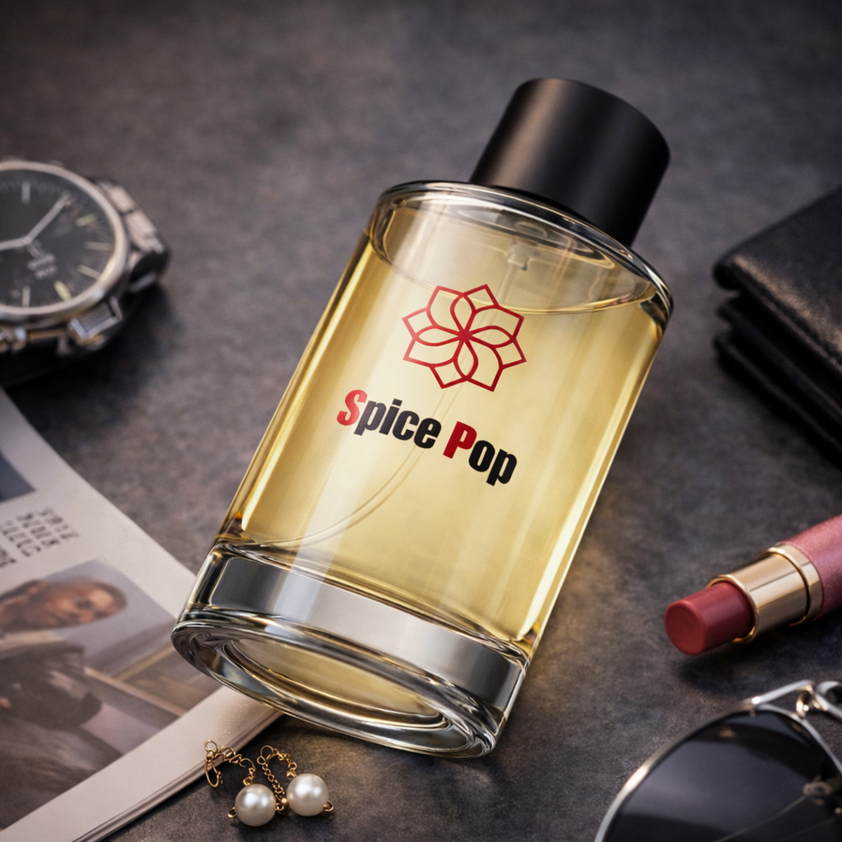 Enrose Spice Pop Unisex Eau de Parfum | Oriental Fragrance with Bergamot, Jasmine, Amber and Musk | Long Lasting Luxury Perfume | 50 ml | premium packaging | Nature inspired fragrance