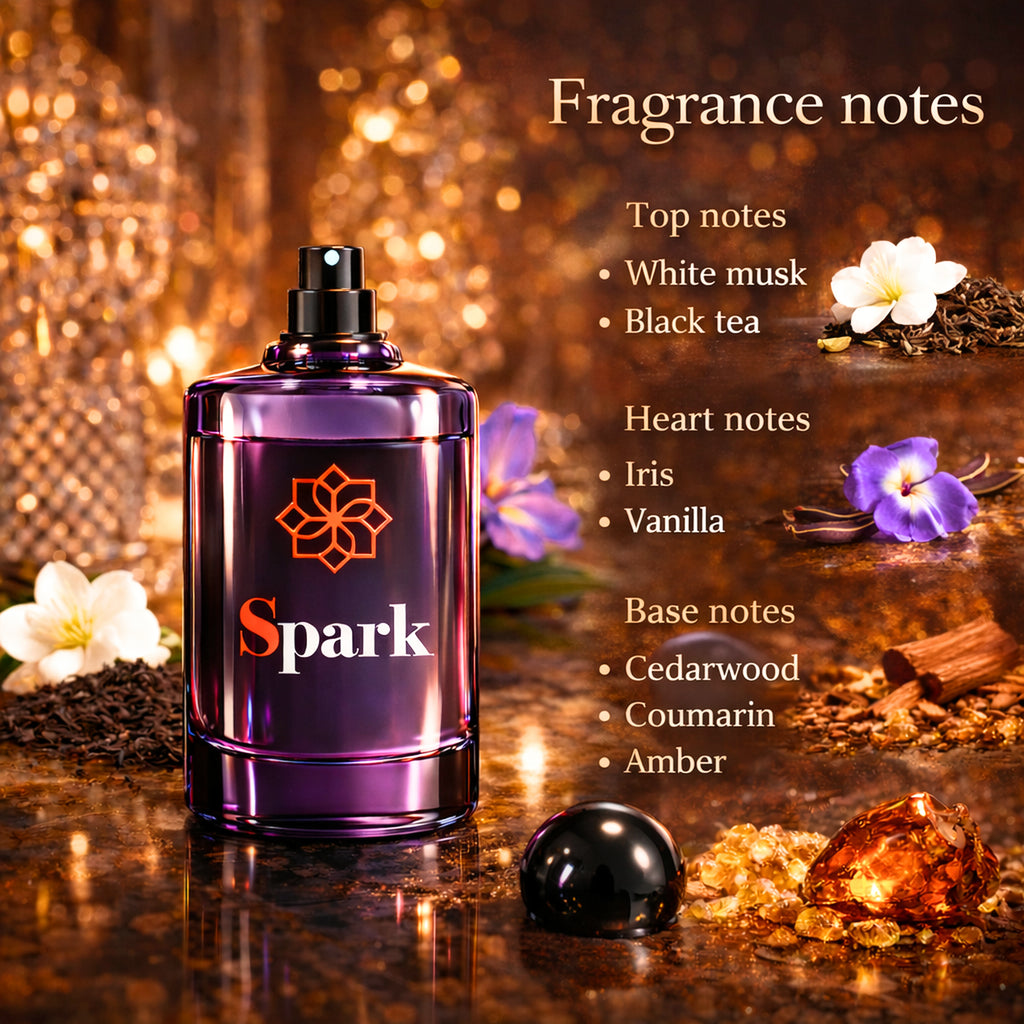 ENROSE Spark Luxury Unisex Perfume | Rich musky note suits for everyone | Premium Imported Fragrance | Long Lasting EDP | 50 ml