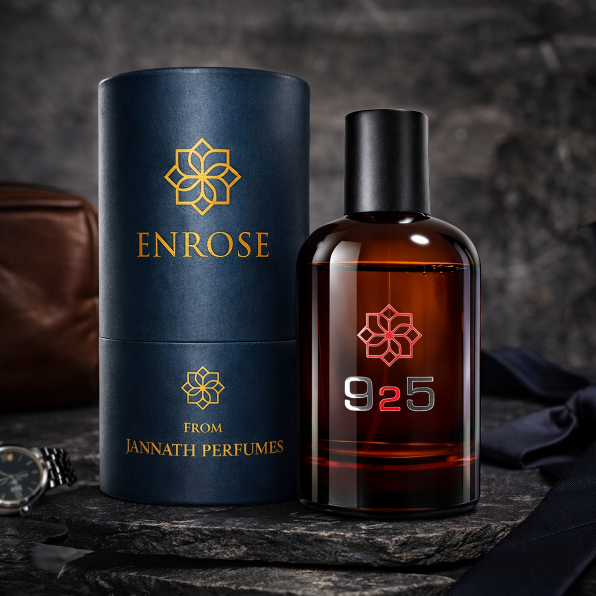 ENROSE 925 Luxury Eau de Parfum for Men, Long Lasting Fragrance, Bergamot Neroli Lavender Oud Citrus Woody, 100 ml