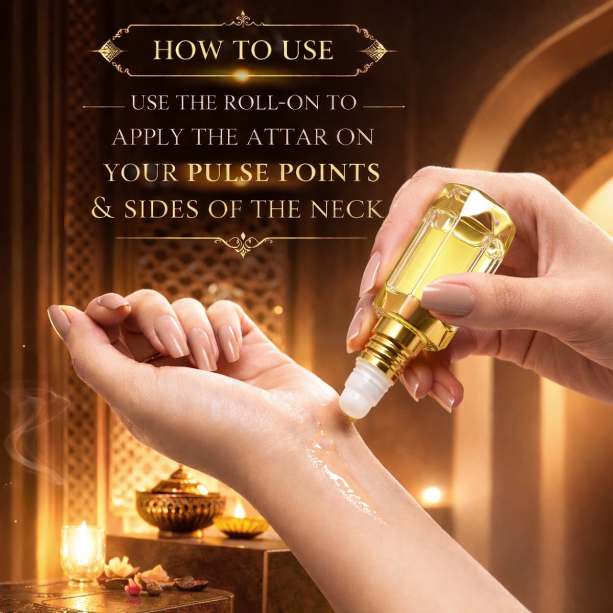 ENROSE AQSA premium fragrance oil | Woody Floral Unisex Fragrance, Powdery Citrus Fruity Scent, 6ml, Premium Gift