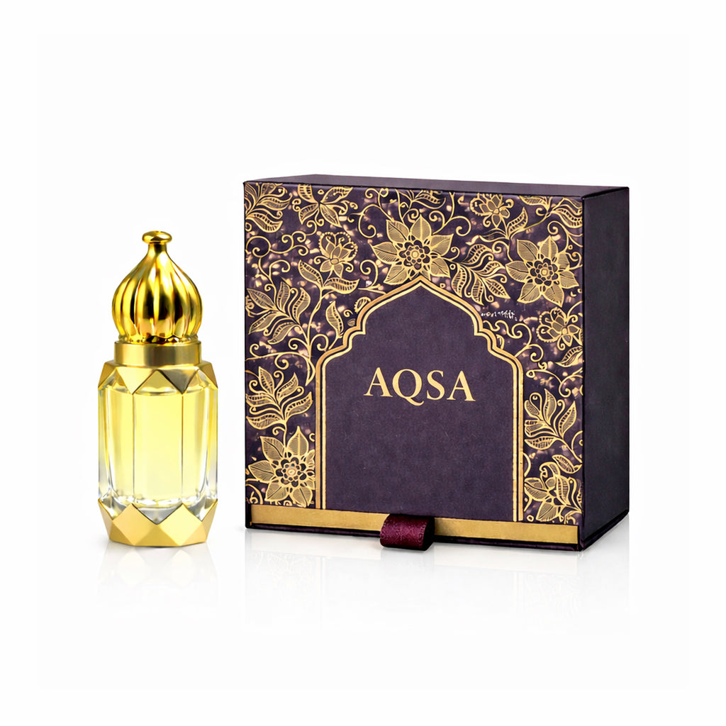 ENROSE AQSA premium fragrance oil | Woody Floral Unisex Fragrance, Powdery Citrus Fruity Scent, 6ml, Premium Gift