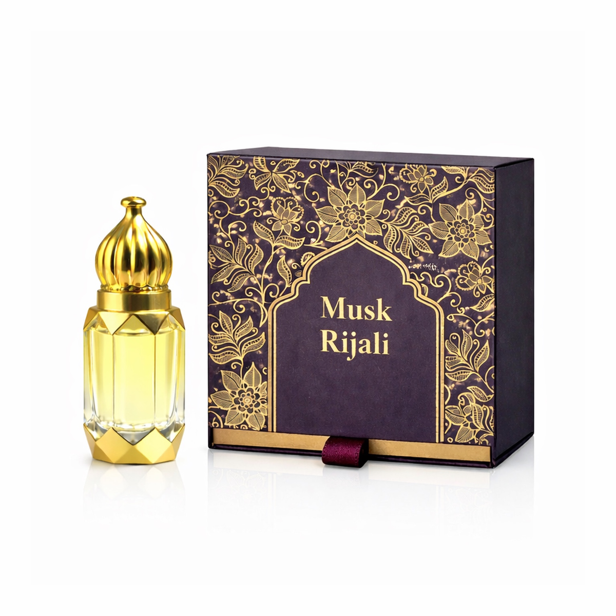 ENROSE Musk Rijali Oriental Unisex Fragrance, Musky Floral Citrus Woody Scent, Ideal for Gifting, 6ml