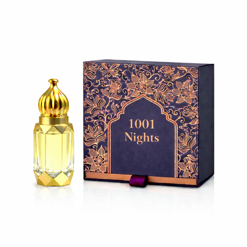 ENROSE 1001 Nights Eau De Parfum, Long Lasting Arabic Fragrance Oil, Unisex, Alcohol Free, 6ml