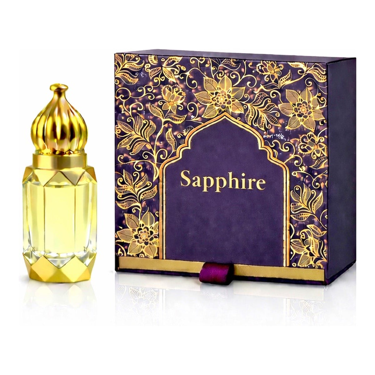 ENROSE Sapphire Oriental Unisex Fragrance Oil, Citrus Rose Fresh Spicy Warm Scent, Long Lasting, 6ml