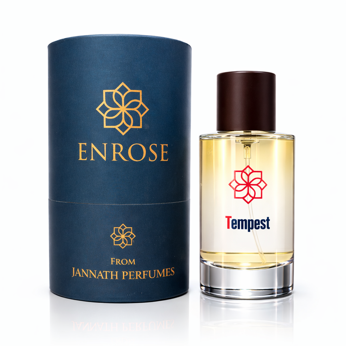 ENROSE Tempest Eau de Parfum for Men, Aquatic Fresh Fragrance, Sea Water, Lavender, Sandalwood Notes, 50ml
