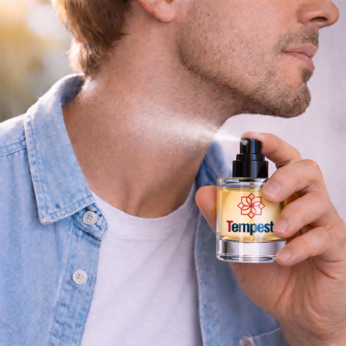 ENROSE Tempest Eau de Parfum for Men, Aquatic Fresh Fragrance, Sea Water, Lavender, Sandalwood Notes, 30ml