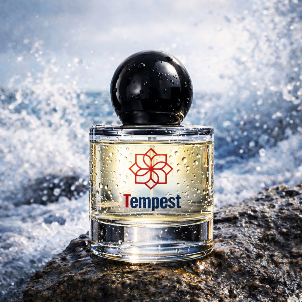 ENROSE Tempest Eau de Parfum for Men, Aquatic Fresh Fragrance, Sea Water, Lavender, Sandalwood Notes, 30ml